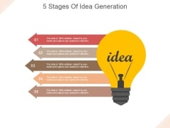 5 Stages Of Idea Generation Ppt PowerPoint Presentation Rules