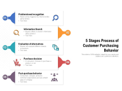 5 Stages Process Of Customer Purchasing Behavior Ppt PowerPoint Presentation Gallery Format Ideas PDF 5 Stages Process Of Customer Purchasing Behavior Ppt PowerPoint Presentation Gallery Format Ideas PDF