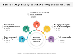 5 Steps To Align Employees With Major Organizational Goals Ppt PowerPoint Presentation Slides Structure PDF 5 Steps To Align Employees With Major Organizational Goals Ppt PowerPoint Presentation Slides Structure PDF