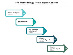 5 W Methodology For Six Sigma Concept Ppt PowerPoint Presentation Gallery Pictures PDF 5 W Methodology For Six Sigma Concept Ppt PowerPoint Presentation Gallery Pictures PDF