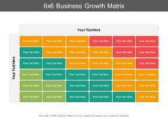 6X6 Business Growth Matrix Ppt PowerPoint Presentation Summary Gallery 6X6 Business Growth Matrix Ppt PowerPoint Presentation Summary Gallery