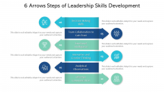 6 Arrows Steps Of Leadership Skills Development Ppt PowerPoint Presentation Gallery File Formats PDF 6 Arrows Steps Of Leadership Skills Development Ppt PowerPoint Presentation Gallery File Formats PDF