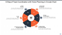 6 Step Of Team Coordination With Vision Planning In Circular Chart Elements PDF 6 Step Of Team Coordination With Vision Planning In Circular Chart Elements PDF