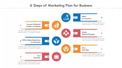 6 Steps Of Marketing Plan For Business Ppt PowerPoint Presentation File Diagrams PDF 6 Steps Of Marketing Plan For Business Ppt PowerPoint Presentation File Diagrams PDF