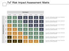7X7 Risk Impact Assessment Matrix Ppt PowerPoint Presentation Styles Visual Aids 7X7 Risk Impact Assessment Matrix Ppt PowerPoint Presentation Styles Visual Aids