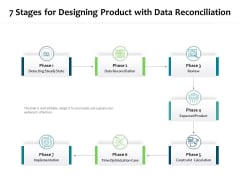 7 Stages For Designing Product With Data Reconcilation Ppt PowerPoint Presentation Show Master Slide PDF 7 Stages For Designing Product With Data Reconcilation Ppt PowerPoint Presentation Show Master Slide PDF
