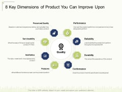 8 Key Dimensions Of Product You Can Improve Upon Ppt Visual Aids Ideas PDF 8 Key Dimensions Of Product You Can Improve Upon Ppt Visual Aids Ideas PDF