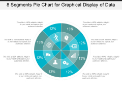 8 Segments Pie Chart For Graphical Display Of Data Ppt PowerPoint Presentation Infographic Template Templates