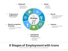 8 Stages Of Employment With Icons Ppt PowerPoint Presentation File Brochure PDF 8 Stages Of Employment With Icons Ppt PowerPoint Presentation File Brochure PDF