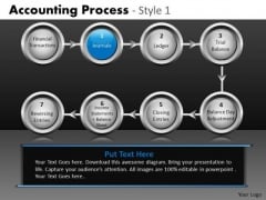 8 Stage Linear Process Flow PowerPoint Slides Ppt Templates