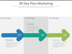 90 Day Plan Marketing Ppt Slides