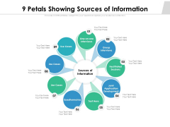 9 Petals Showing Sources Of Information Ppt PowerPoint Presentation Styles Model PDF 9 Petals Showing Sources Of Information Ppt PowerPoint Presentation Styles Model PDF