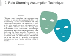 9 Role Storming Assumption Technique Ppt PowerPoint Presentation Guide 9 Role Storming Assumption Technique Ppt PowerPoint Presentation Guide