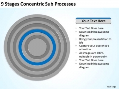 9 Stages Concentric Sub Processes Business Plans For PowerPoint Templates 9 Stages Concentric Sub Processes Business Plans For PowerPoint Templates