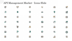 API Management Market Icons Slide Portrait PDF