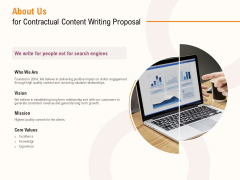 About Us For Contractual Content Writing Proposal Ppt PowerPoint Presentation Ideas Background Images PDF About Us For Contractual Content Writing Proposal Ppt PowerPoint Presentation Ideas Background Images PDF