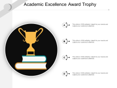 Academic Excellence Award Trophy Ppt PowerPoint Presentation Pictures Layout Ideas