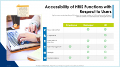 Accessibility Of HRIS Functions With Respect To Users Ppt Show Demonstration PDF