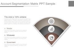 Account Segmentation Matrix Ppt Sample Account Segmentation Matrix Ppt Sample
