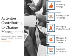 Activities Contributing To Change Management Template 1 Ppt PowerPoint Presentation Inspiration Activities Contributing To Change Management Template 1 Ppt PowerPoint Presentation Inspiration