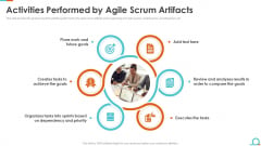Activities Performed By Agile Scrum Artifacts Ppt Model Templates PDF