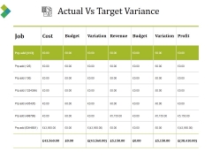 Actual Vs Target Variance Ppt PowerPoint Presentation File Backgrounds Actual Vs Target Variance Ppt PowerPoint Presentation File Backgrounds