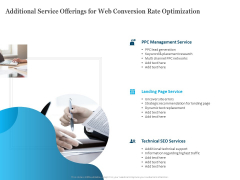 Additional Service Offerings For Web Conversion Rate Optimization Ppt PowerPoint Presentation Styles Maker PDF Additional Service Offerings For Web Conversion Rate Optimization Ppt PowerPoint Presentation Styles Maker PDF