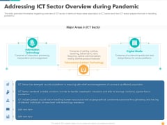 Addressing IctSector Overview During Pandemic Summary PDF Addressing IctSector Overview During Pandemic Summary PDF