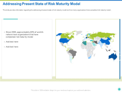 Addressing Present State Of Risk Maturity Model Ppt Model Templates PDF Addressing Present State Of Risk Maturity Model Ppt Model Templates PDF