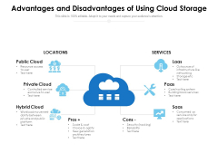Advantages And Disadvantages Of Using Cloud Storage Ppt PowerPoint Presentation Pictures Guide PDF Advantages And Disadvantages Of Using Cloud Storage Ppt PowerPoint Presentation Pictures Guide PDF