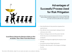 Advantages Of Successful Process Used For Risk Mitigation Ppt PowerPoint Presentation Slides PDF Advantages Of Successful Process Used For Risk Mitigation Ppt PowerPoint Presentation Slides PDF