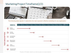 Advertising Proposal Marketing Project Timeframe Video Ppt Styles Slides PDF Advertising Proposal Marketing Project Timeframe Video Ppt Styles Slides PDF