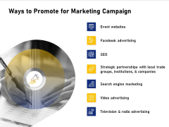 Advocacy And Marketing Campaign Request Ways To Promote For Marketing Campaign Background PDF Advocacy And Marketing Campaign Request Ways To Promote For Marketing Campaign Background PDF