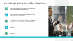 Agenda For Agile Best Practices For More Effective Teams Demonstration PDF Agenda For Agile Best Practices For More Effective Teams Demonstration PDF