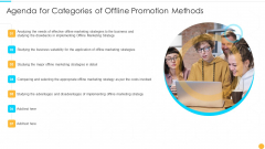 Agenda For Categories Of Offline Promotion Methods Guidelines PDF Agenda For Categories Of Offline Promotion Methods Guidelines PDF