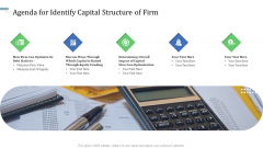 Agenda For Identify Capital Structure Of Firm Rules PDF Agenda For Identify Capital Structure Of Firm Rules PDF