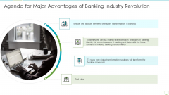 Agenda For Major Advantages Of Banking Industry Revolution Microsoft PDF Agenda For Major Advantages Of Banking Industry Revolution Microsoft PDF