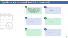 Agenda For Market Growth Trends For Devops IT Template PDF