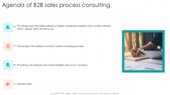 Agenda Of B2B Sales Process Consulting Ppt Outline Templates PDF Agenda Of B2B Sales Process Consulting Ppt Outline Templates PDF