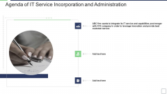 Agenda Of IT Service Incorporation And Administration Microsoft PDF Agenda Of IT Service Incorporation And Administration Microsoft PDF