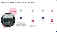 Agenda Of Threat Management At Workplace Professional Pdf Agenda Of Threat Management At Workplace Professional Pdf