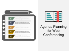 Agenda Planning For Web Conferencing Ppt PowerPoint Presentation Styles Design Inspiration