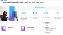 Agile Application Development Implementing Agile Methodology In It Company Sample PDF Agile Application Development Implementing Agile Methodology In It Company Sample PDF