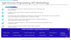 Agile Approach In IT Agile Extreme Programming XP Methodology Ppt Portfolio Topics PDF