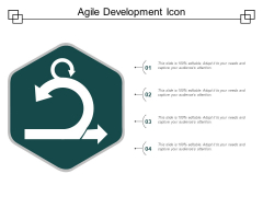 Agile Development Icon Ppt PowerPoint Presentation Professional Gallery