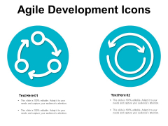 Agile Development Icons Ppt PowerPoint Presentation Pictures Elements