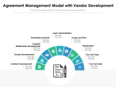 Agreement Management Model With Vendor Development Ppt PowerPoint Presentation Styles Themes PDF Agreement Management Model With Vendor Development Ppt PowerPoint Presentation Styles Themes PDF