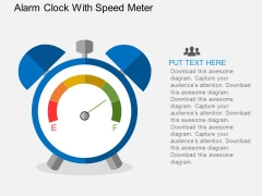 Alarm Clock With Speed Meter Powerpoint Templates Alarm Clock With Speed Meter Powerpoint Templates