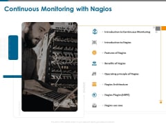 All About Nagios Core Continuous Monitoring With Nagios Ppt PowerPoint Presentation Portfolio Vector PDF All About Nagios Core Continuous Monitoring With Nagios Ppt PowerPoint Presentation Portfolio Vector PDF