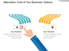 Alternative Cost Of Two Business Options Ppt PowerPoint Presentation Examples PDF Alternative Cost Of Two Business Options Ppt PowerPoint Presentation Examples PDF